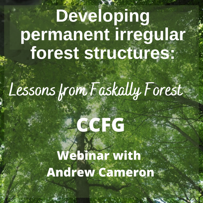 Webinar - Developing permanent irregular forest structures: Lessons ...